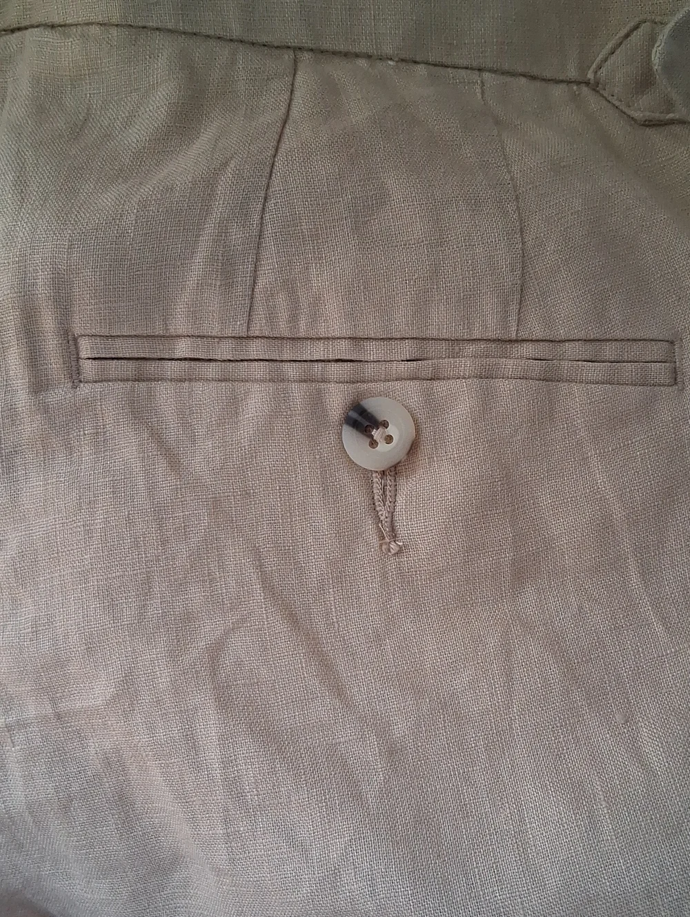 Quince 100% European Linen Dress Pants Drifwood 32×32